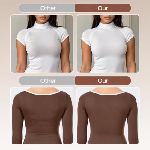 Kifszeury Jelly Bras for Women Full Coverage Beige L Padded Everyday Bra - image 6