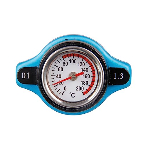 PRETYZOOM Tapa De Radiador Termostática Con Medidor De Temperatura Cubierta Para Agua Presión De Bar Compatible Con Varios De Vehículos