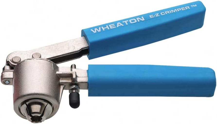 Wheaton W225303 E-Z Crimper Attaches 20mm Aluminum Seals To Serum Finish Bottles/Vials