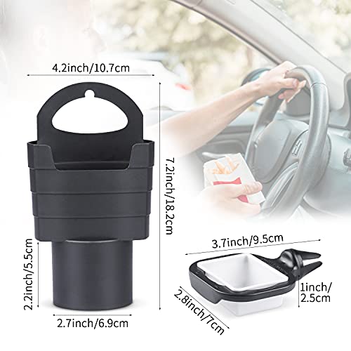 Fowecelt 3 Piece Chip Fries Cup Holder Car Sauce Holder Car Fries Holder Dip and Sauce Holder Clip Set - Image 8