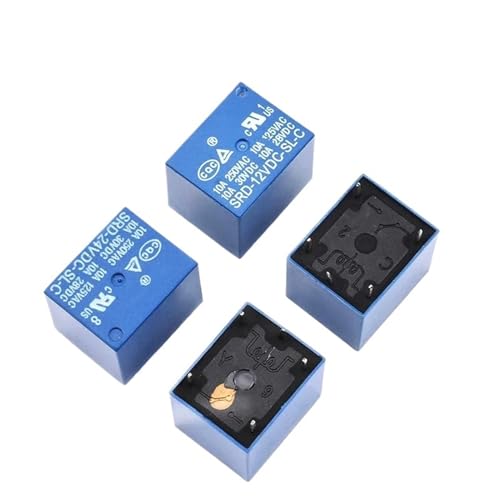 Relais 24V SRD-24VDC-SL-C interrupteur electromagnetique 10A 250VAC lot de 5