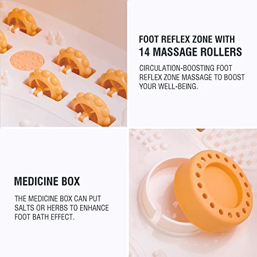 Hangsun Foot Spa Bath Massager With Heat Bubbles Massage And Jets Fm660 Electric Feet Salon Tub With Rollers, Medicine Box, Infrared For Relieve Foot Pressure #TOP3