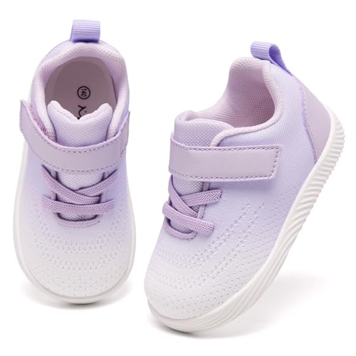 Image of MORENDL Toddler Sneakers Baby Boys & Girls Barefoot Shoes Lightweight Breathable Walking Running Tennis Athletic Sport Shoes