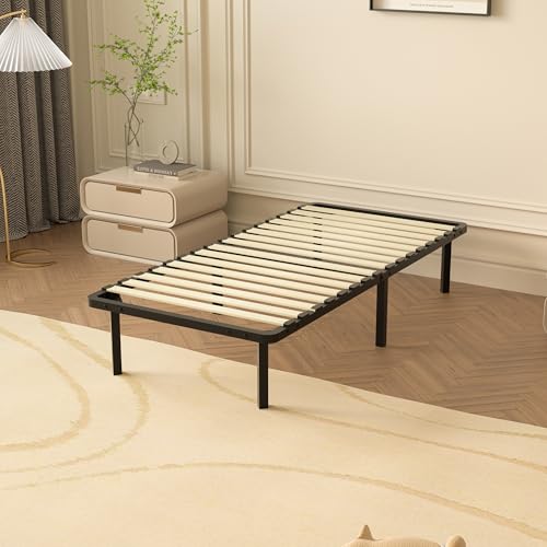 DEWINNER Sommier 90x200 | Sommiers à Lattes avec 6 Pieds