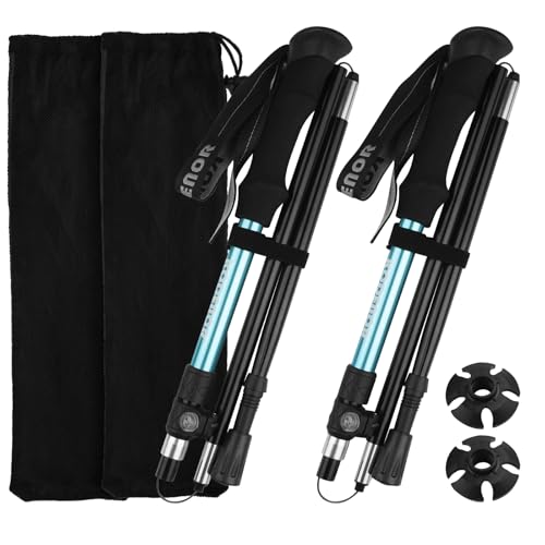 Noxtioanip Bâtons de Randonnée Télescopiques 110-130 cm