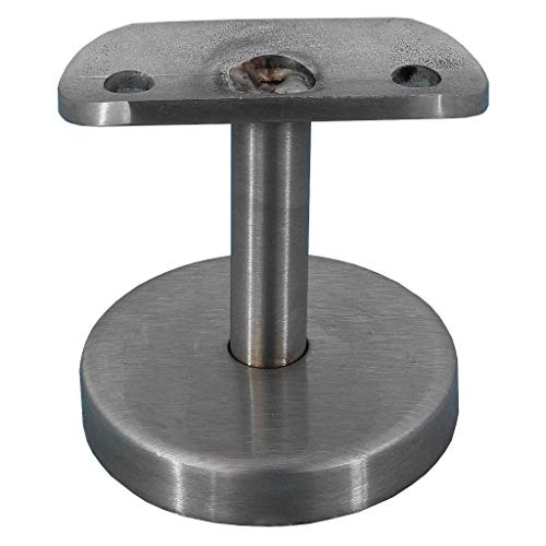 Modelo S Soporte recto de acero inoxidable con placa de soporte Cover