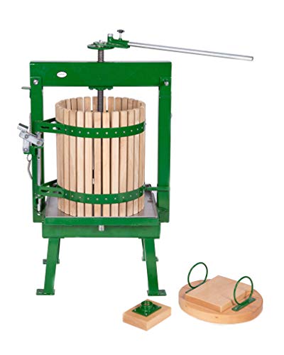 Big Dog 36 Liter (9.5 Gallon) Cross Beam Cider Press - Cider, Wine, Grape, Fruit Press, For Apple Cider, Wine and Juice Making, Choose Size by Montimax
