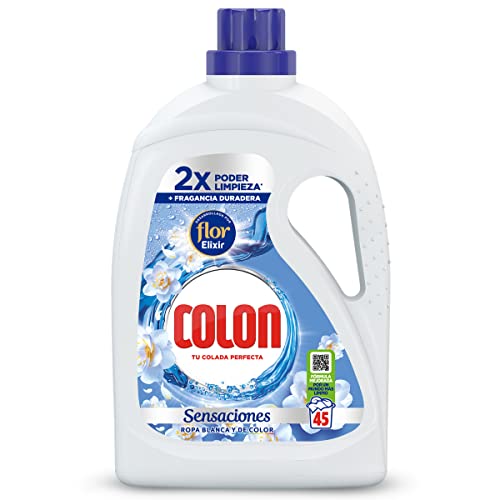 Colon Sensaciones Azul Detergente para Lavadora, Formato Gel, 45...