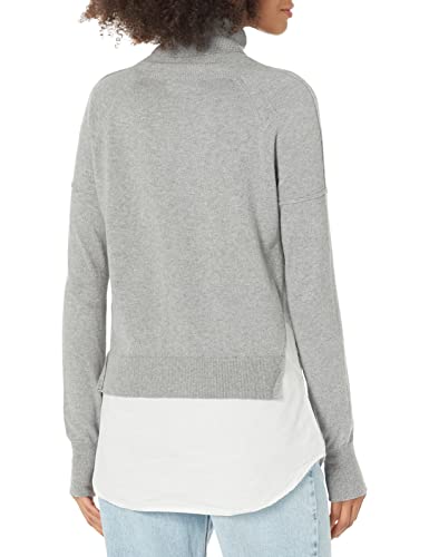 Image of Rent The Runway Pre-Loved Grey Knit Inset Sweater