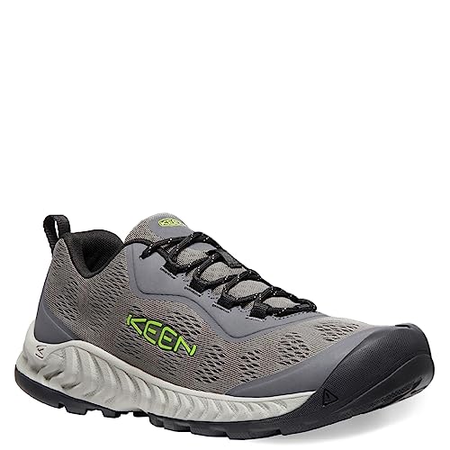 KEEN KEEN Men's NXIS Speed Low Height Vented Hiking Shoes,Steel Grey/Evening Primrose,10