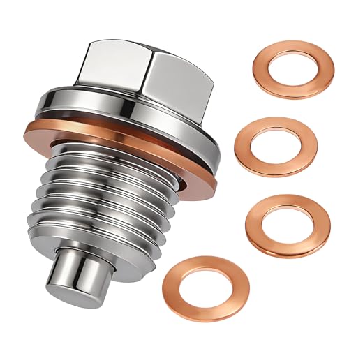 Magnetic Oil Drain Plug with Copper Washers
