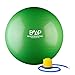 Black Mountain Products Static Strength Exercise Stability Ball with Pumps, 2000 lb, Green