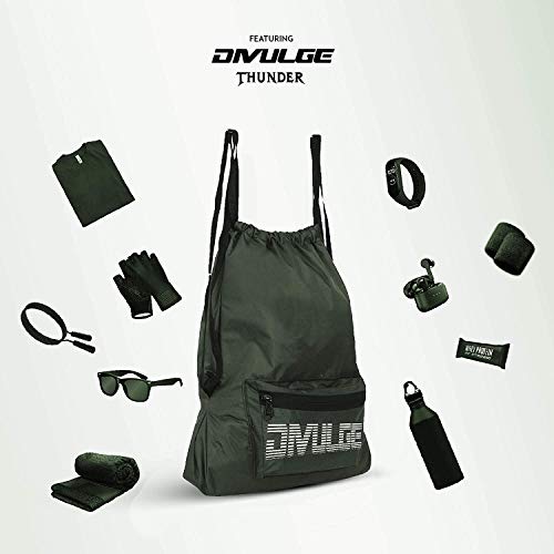 Image of DIVULGE Meteor16 liters Polyester Drawstring bag, daypack Gym bag Rucksack Backpack With Zip Pocket