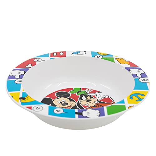 Cuenco infantil reutilizable apto para microondas de Mickey Mouse