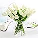 JUSTOYOU Latex Tulip, True Touch, Ramo de Flores Artificiales Decorativas, Hogar, Hotel,...