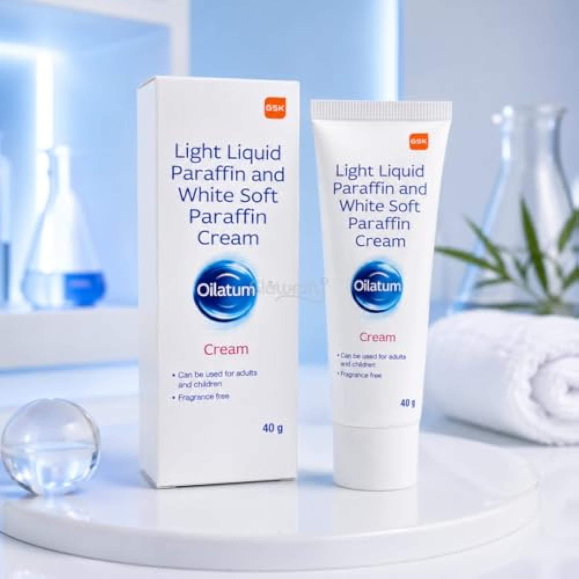 Light Liquid Paraffin & White Soft Paraffin Cream 40g