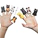 Cat and Puppy Dog Finger Puppets - Set of 24 - Fun Activity for Kids