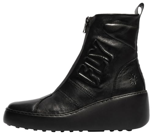 Fly London Drim646fly, Botas de Moda Mujer, Black, 38 EU
