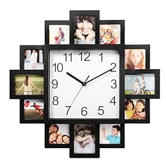 Frame Clock Collage 12 Display DIY Wall Clock Photowall Wall Hanging Home Decor Make Your Own Multi photo Frame Clock Collage 12 Display DIY Wall Clock Photowall Wall Hanging Home Decor Make Your Own Multi