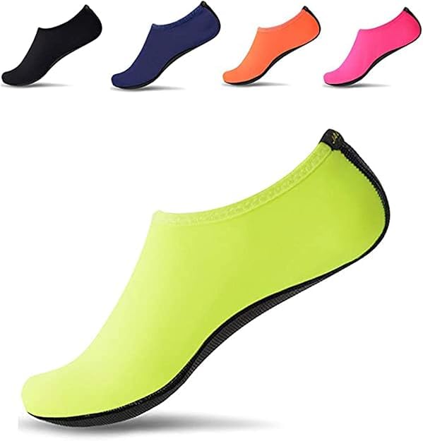 Men's Women's Quick-Dry Water Shoes Barefoot Aqua Socks for Swimming Beach Boating