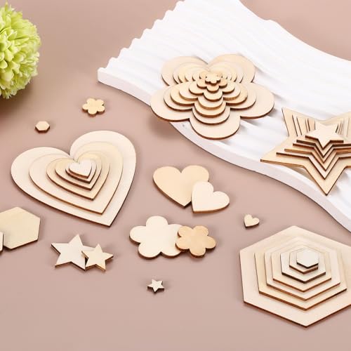 Fleurs en bois de Noël pour créer vos décorations de table
