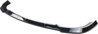 Compatible for Jeep Grand Cherokee SRT 2017-2021/Trackhawk 2018-2021 Front Bumper Lip Splitter Diffuser Spoiler Body Kit Carbon Fiber Look Anti-Collision Automotive ModificationGlossy black1