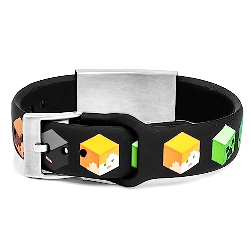 Minecraft Faces Medical Identification Bracelet2