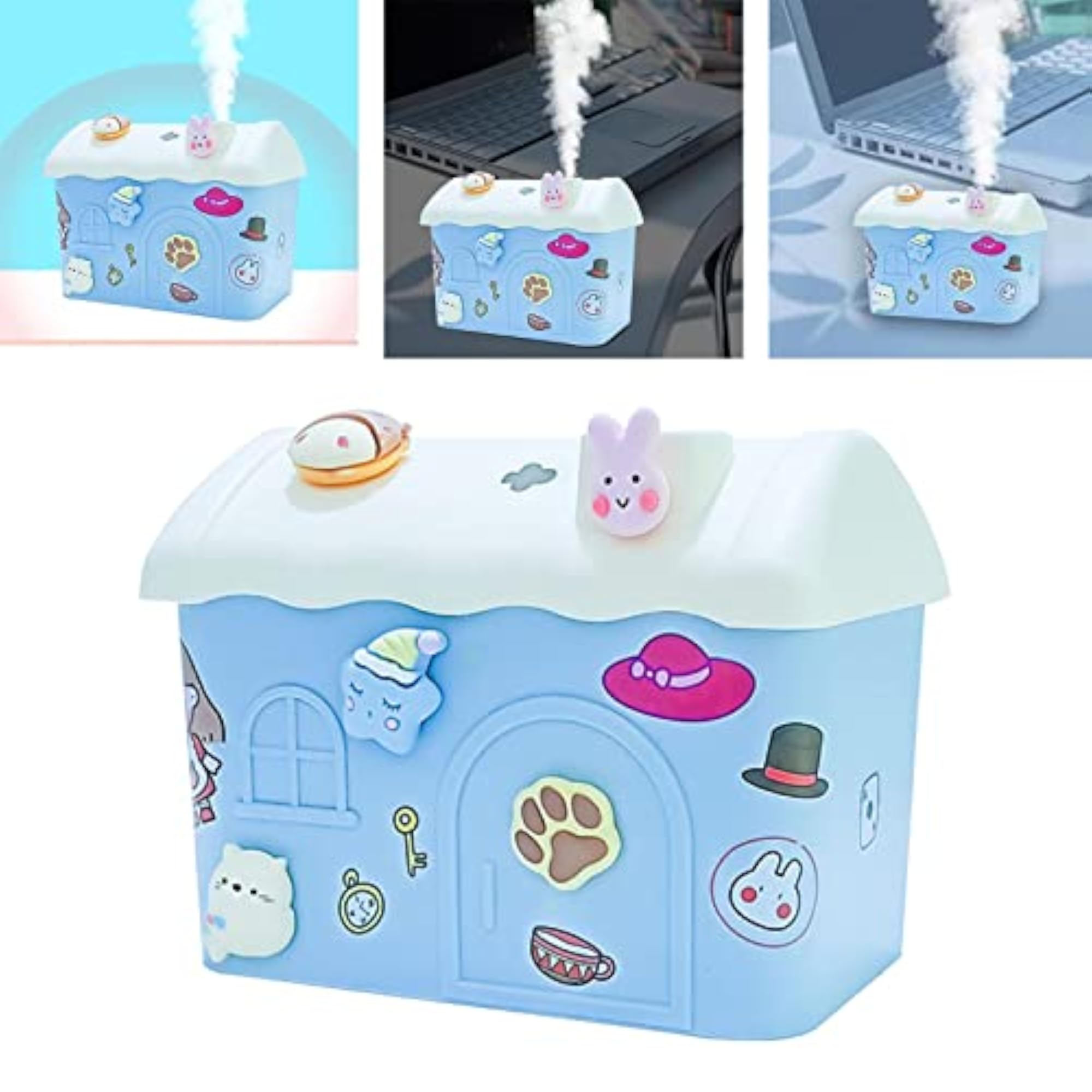 Essential Diffuser Air Humidifier, Small Silent Mist Humidifier