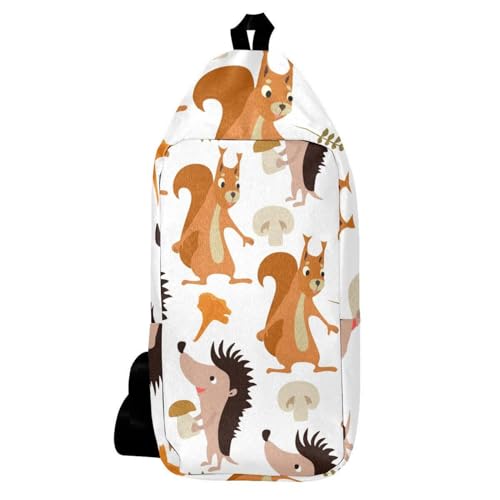 Sac à dos à bandoulière animaux de la forêt pour vos balades urbaines