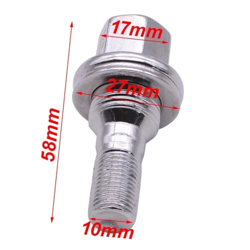 Pernos rueda coche M12x1.25 tornillos asiento plano 540567 tuercas cubo rueda Peugeot 5