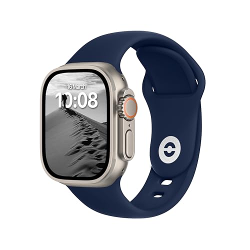 ELETTRONEO SB Bracelet Sport pour Apple Watch Band Ultra 3 2 49mm, Series 11 10 46mm, 9 8 7 45mm 41mm, SE 6 5 4 44mm 40mm, 3 2 1 42mm 38mm Femme Homme...