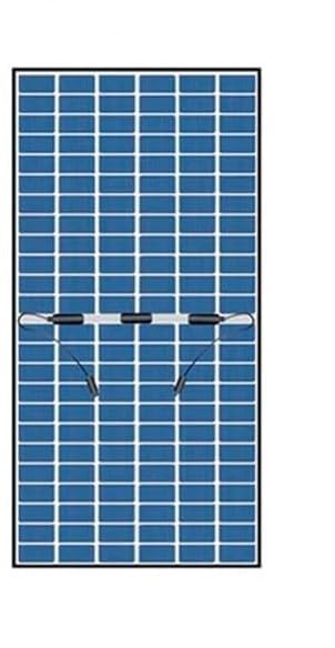 Image of Loom Solar Panel Shark 590W TOPCon Bifacial, N-Type, Dual Glass Silver Panel, 144 Cells Half-Cut, IP68 Rated, BIS Certified, Efficiency 22.30%, Performance Warranty 25 Years (Pack of 1)