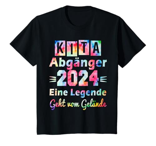 Kita Abgänger 2024 Schulkind Einschulung Schule Letzter T-Shirt