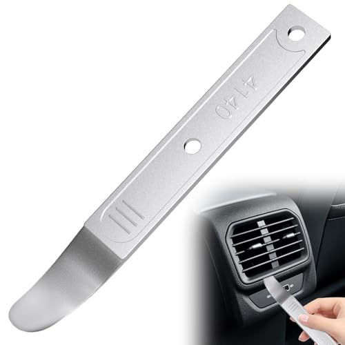 Sixzoo 4140 Pry Tool Trim Removal Tool Mini Pry Bar for Removing Auto Trim Interior Metal Panel Popper Tools Door Panels Removal Tool for Vehicle Door Panel Car Accessories