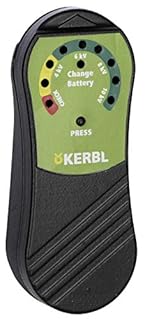 Kerbl Testeur de clôture avec affichage LED (testeur pour clôtures de pâturage, indicateur de tension, affichage LED de l'état de la batterie) 445599