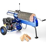 20-Ton Gas Log Splitter, 209CC 7HP Hydraulic Wood Splitter for Firewood 20' x 16', 2 Stage Gear Pump & 8 Seconds Fast Auto Return, Heavy Duty Gas Power Log Splitters, Horizontal Firewood Splitter