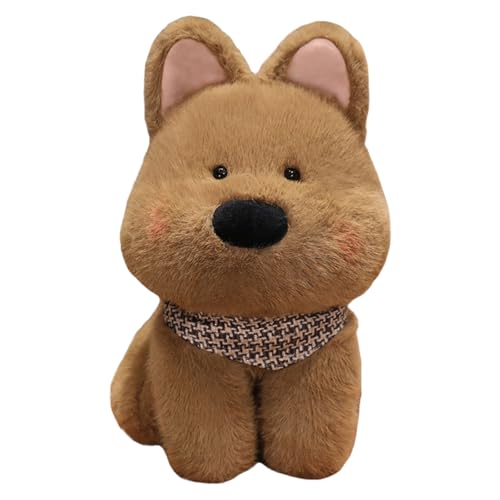 Chien en tissu réaliste Westie, peluche délicate et haut de gamme