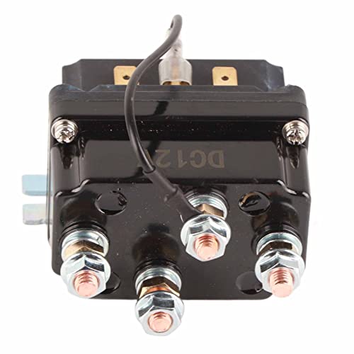 ERYUE Contacto Solenoide de Cabrestante Universal 12 250 para ATV UTV SUV Superficie Lisa Resistente