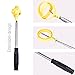 Recoge Bolas Golf Extensible Nite,Ball Retriever for Water Telescopic,Ball Retrievers Pick Up,2 Colors Ball Picker Telescopic Antenna Ball Pick up Retriever Automatic Locking Scoop(Yellow)