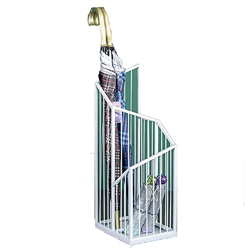 Porte-parapluie noir métallique pour sécher les parapluies longs