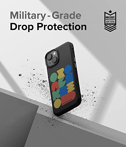 Image of Ringke Onyx Design Compatible With Iphone 14 Plus Case Cover Rugged Flexible Durable Anti-Slip Tpu Protection Shockproof Iphone 14 Plus Back Cover - Block, Multicolor