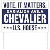 Darializa Avila Chevalier For Us House Yard Sign 2026 New York Candidate Race Voting Elections Vote