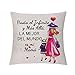 Fundas de Almohada para Mamá Regalo de Cumpleaños Fundas de Cojín para Mamá 45x45cm Día de la Madre Te Amo Regalo Navidad Acción de Gracias Decoraciones Especiales para el Hogar del Sofá (Estilo 1)