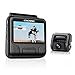 Produktbild 4K WiFi Dashcam Auto, EACHPAI E100 Pro Typ UHD Auto Kamera Vorne und Hinten Dual Cameras mit GPS Modul und 32GB Speicherkarte, 3 Zoll Bildschirm, 170° Weitwinkel, Einstellbare 6G Linse (Schwarz)
