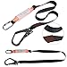KSEIBI 422005 Single Leg Snap Hook and Scaffolding Hook w 6-Foot Internal Shock Lanyard Fall Protection Equipment for Safety Harness