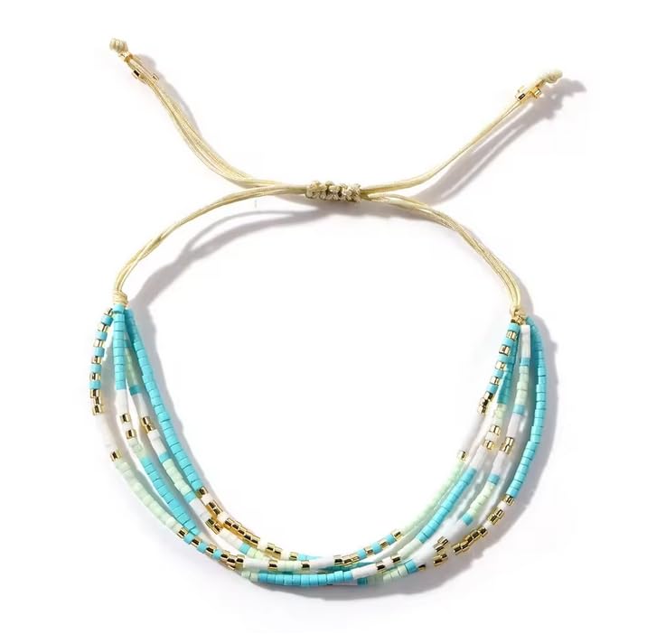 Bracelets de perles colorés faits à la main pour vos looks d'été nomades