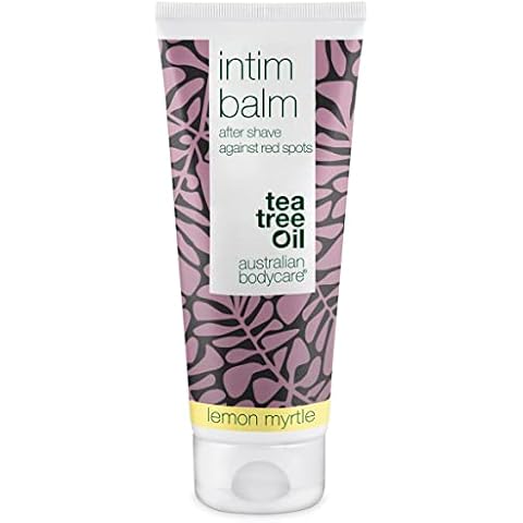 Australian Bodycare Intim Balm 100ml | Teebamöl + Lemon Myrtle | Aftershave nach der Intimrasur | Gegen Eingewachsene Haare, rote Pickel, Rasurbrand nach Haarentfernung im Intimbereich & Bikinizone Cover