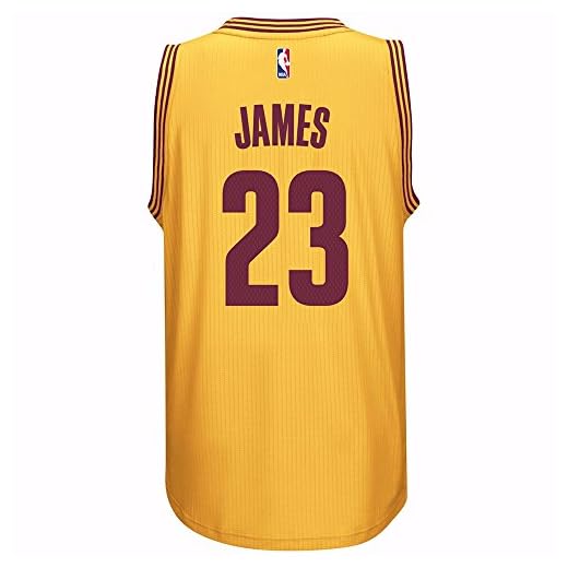 adidas Lebron James Men's Gold Cleveland Cavaliers Swingman Jersey Small
