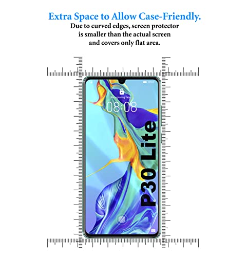 TeKKno® 5x Clear Plastic PET LCD Screen Protector Cover Guards for Huawei P30 Lite - Image 4
