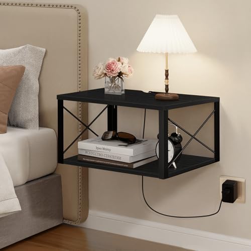 Homode 2-Tier Floating Nightstand